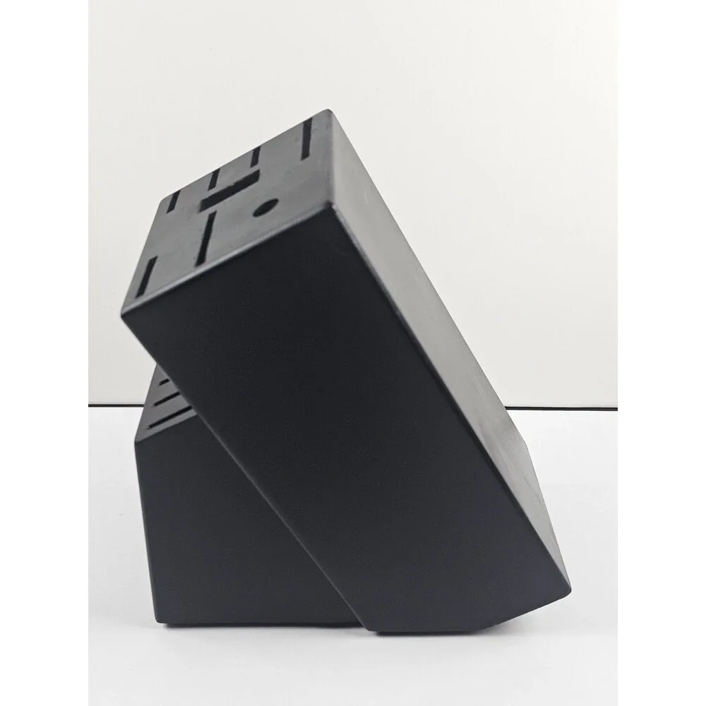 Cuisinart 14 Slot Wood Knife Block Storage Holder Kitchen Organizer Black